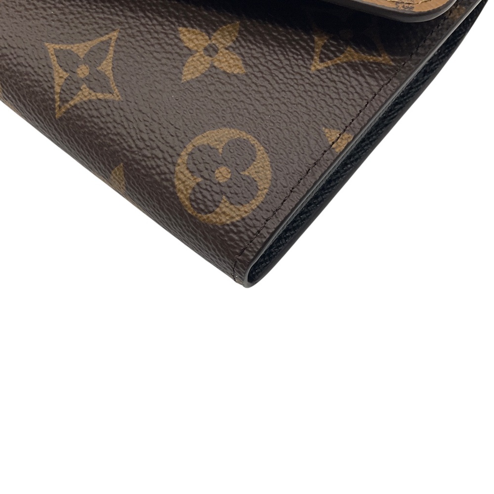 LOUIS VUITTON BROWN / TAN MONOGRAM CANVAS SARAH WALLET - Picture 7 of 15